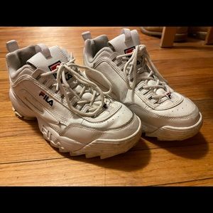 White Chunky FILA Sneakers